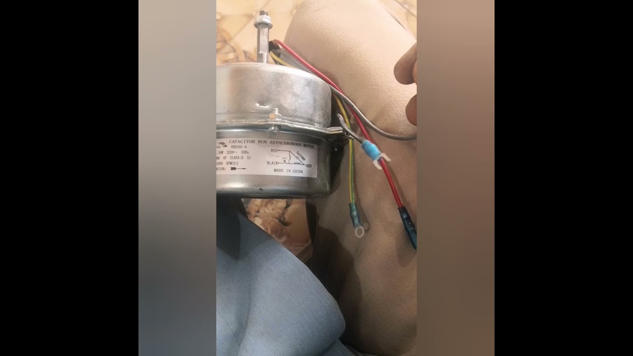 تركيب دينامو مروحة وحدة تكييف خارجية