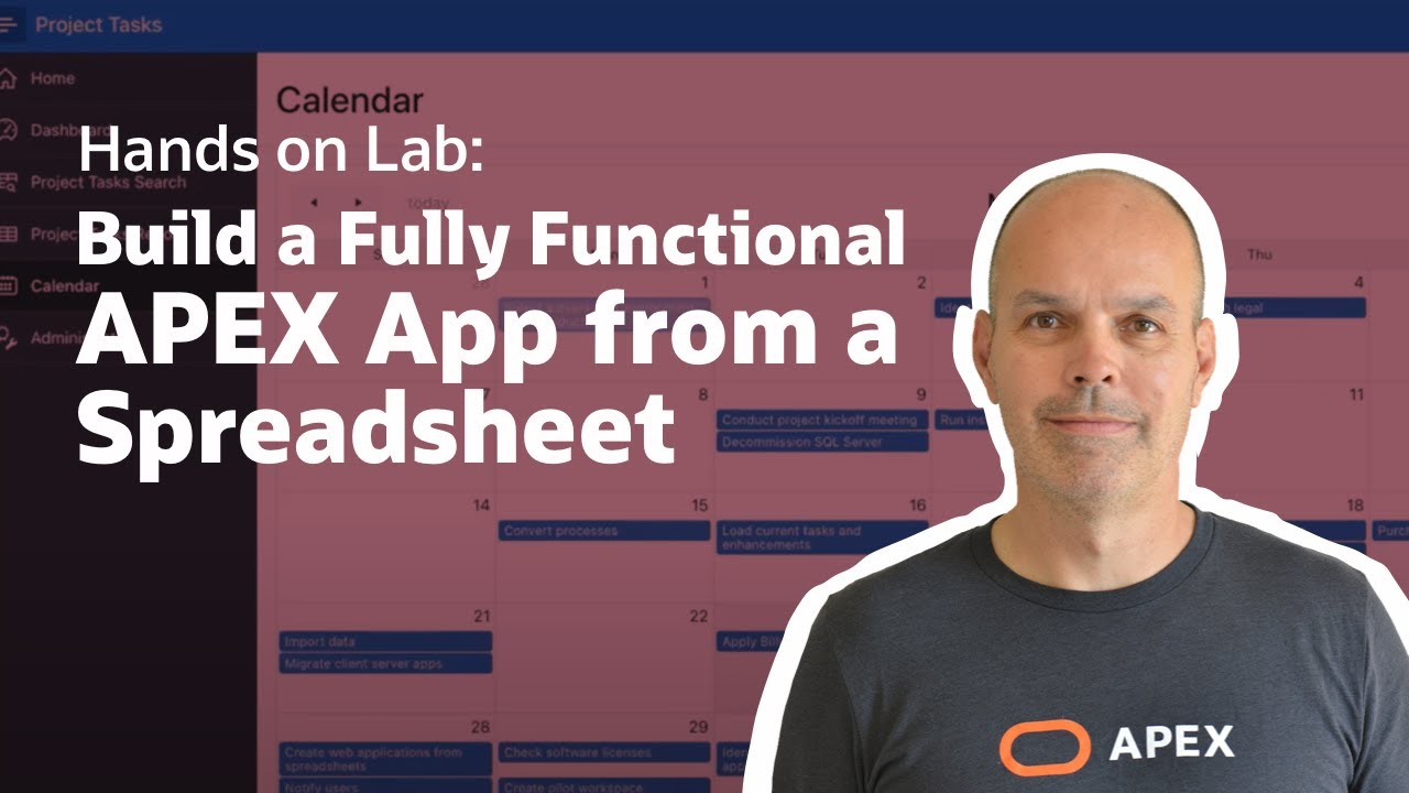 Build a Fully Functional APEX App from a Spreadsheet in 45 Minutes!