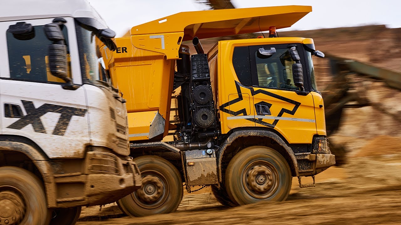 Véhicules de chantier Scania XT - prêts à relever les défis les plus ardus