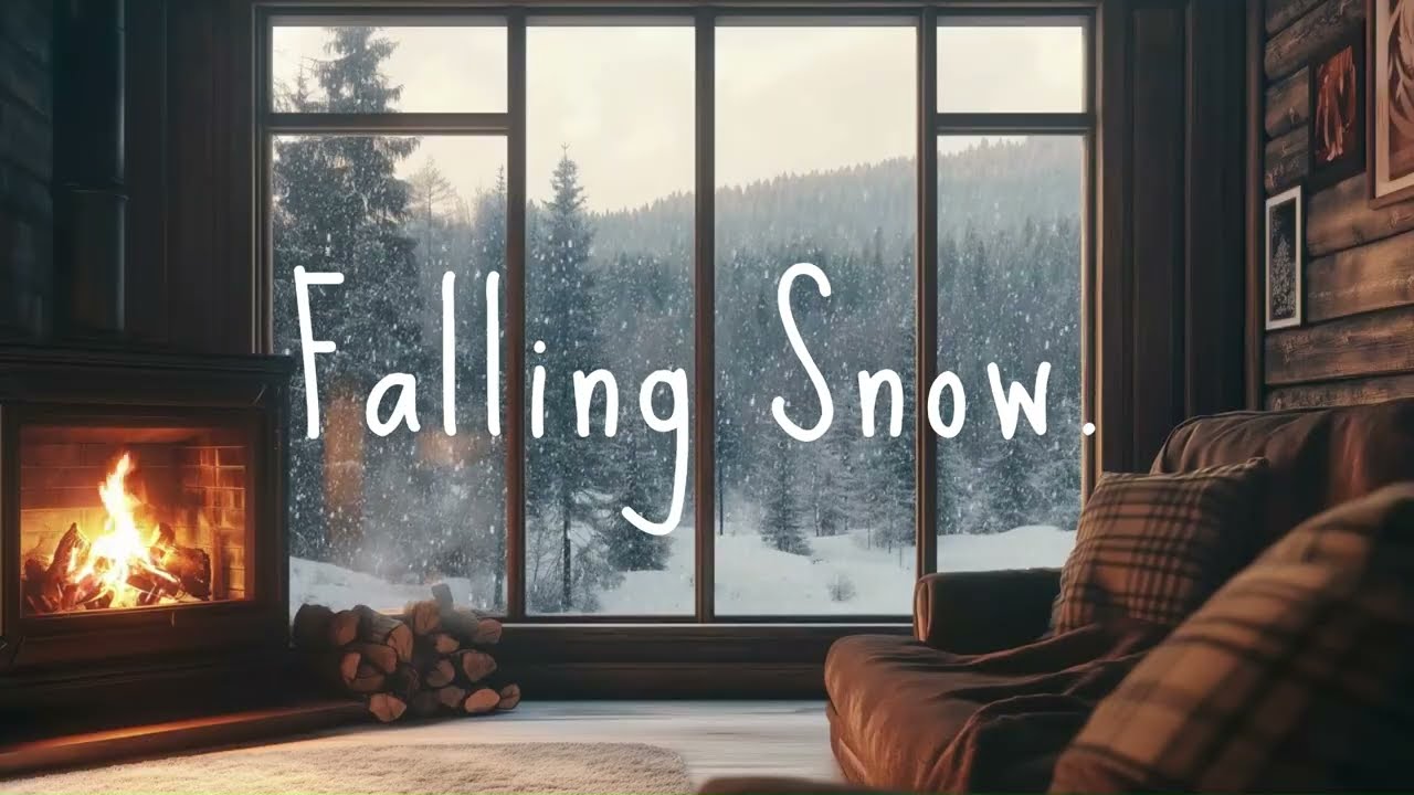 Winter Whispers | A Cozy Cabin Escape by the Fire. ❄️
