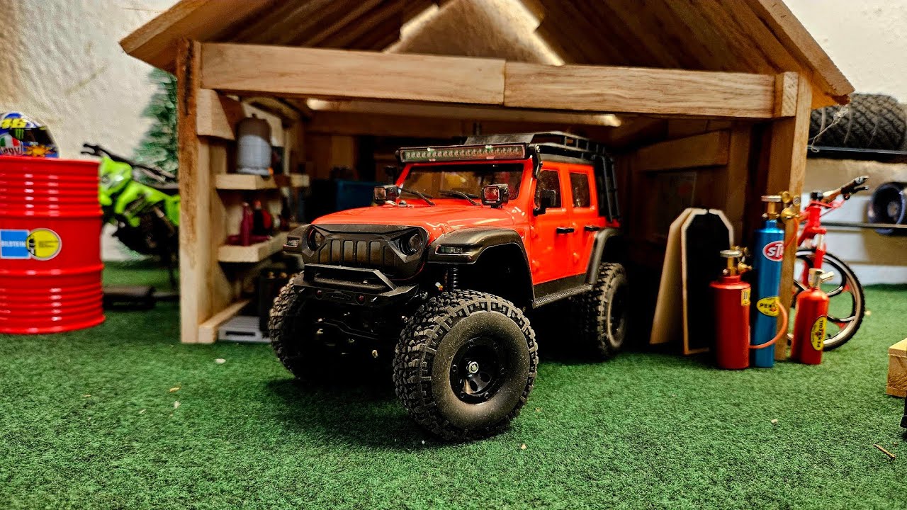 Unboxing DF4Xs DF Models Jeep Wrangler 1/24 RC Scale Crawler