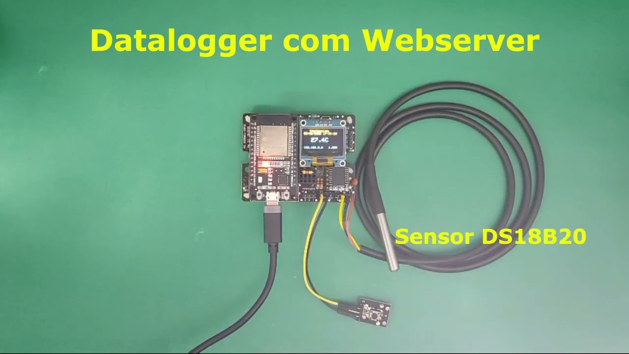 KMI-ESP32 Datalogger Webserver DS18B20