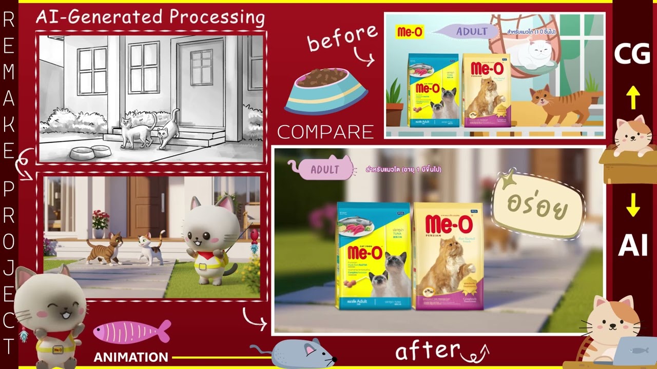 Me-O : Behind Remake Animation