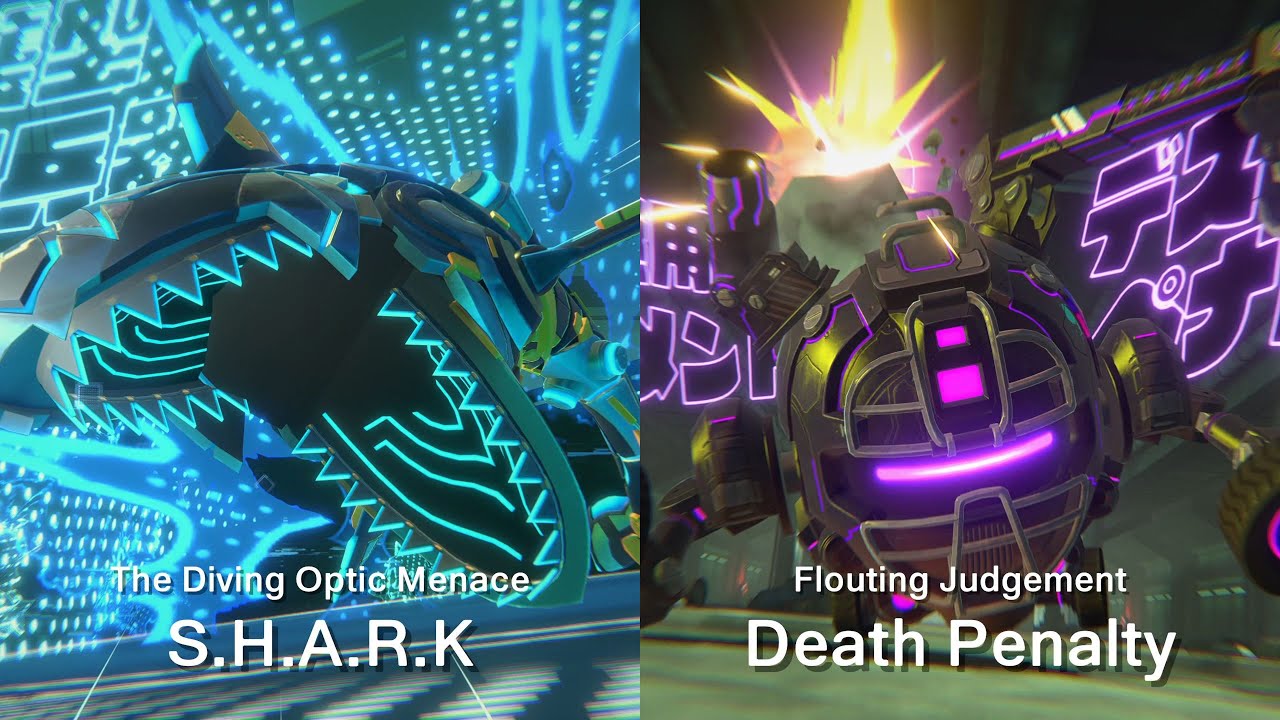 TRIBE NINE - S.H.A.R.K & Death Penalty LV 30 Boss Fights [PC] (Deadly Playtest Gameplay)