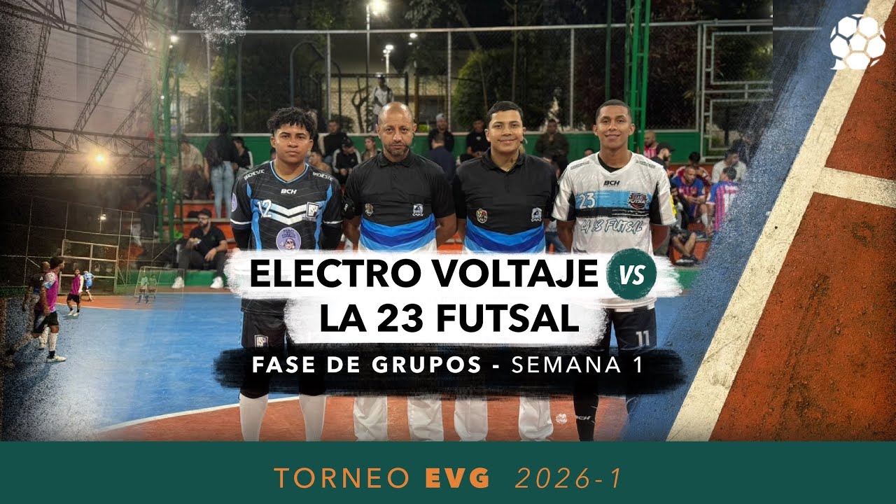Electro Voltaje vs La 23 Futsal ⚽️ CUANDO PESA LA EXPERIENCIA #TorneoEVG 