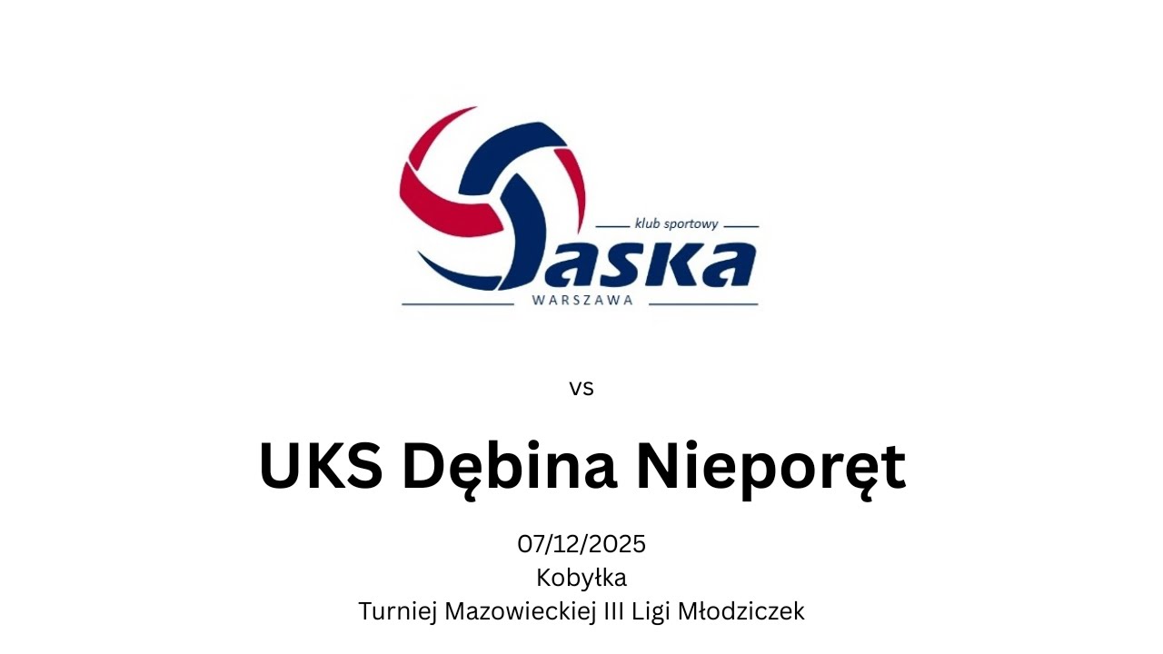 07/12/2025- Liga Mlodziczek - Saska Warszawa - Debina Nieporet