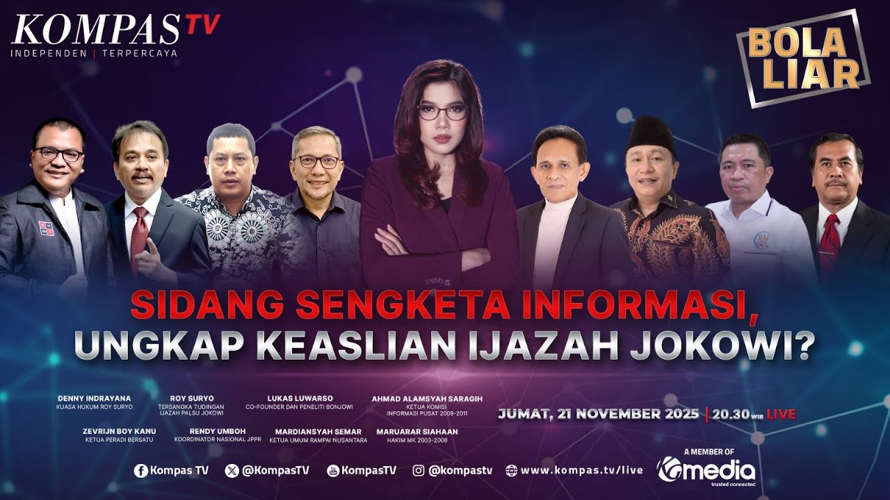 LIVE - Sidang Sengketa Informasi, Ungkap Keaslian Ijazah Jokowi? | BOLA LIAR