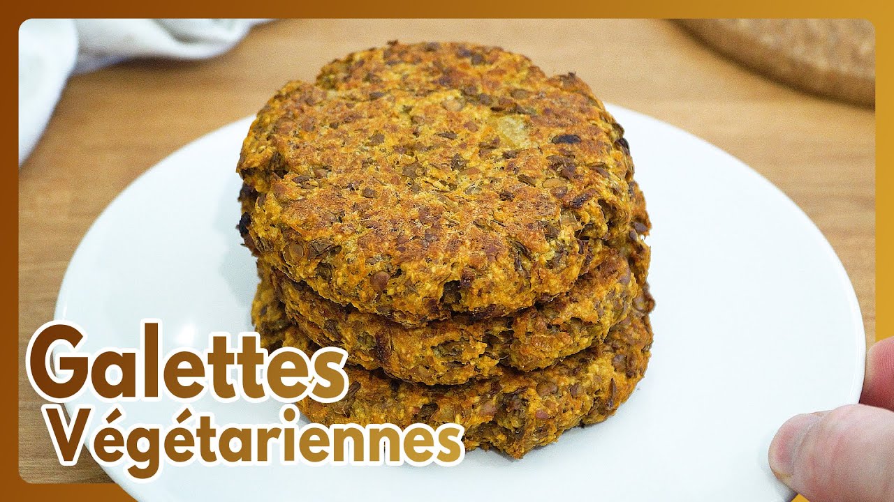 Steaks végétariens aux lentilles, facile à faire !