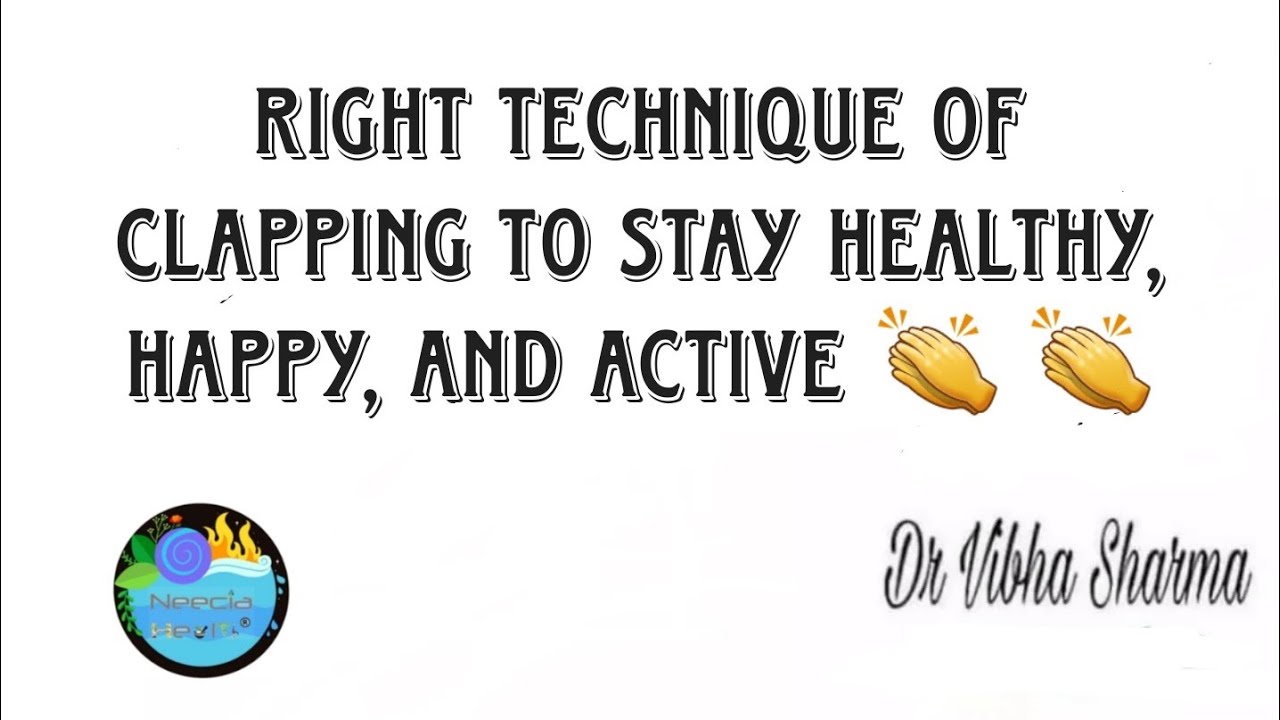 Stay Healthy and Happy with Right Technique of Clapping 👏👏 #clapping #stayhealthy #stayhappy