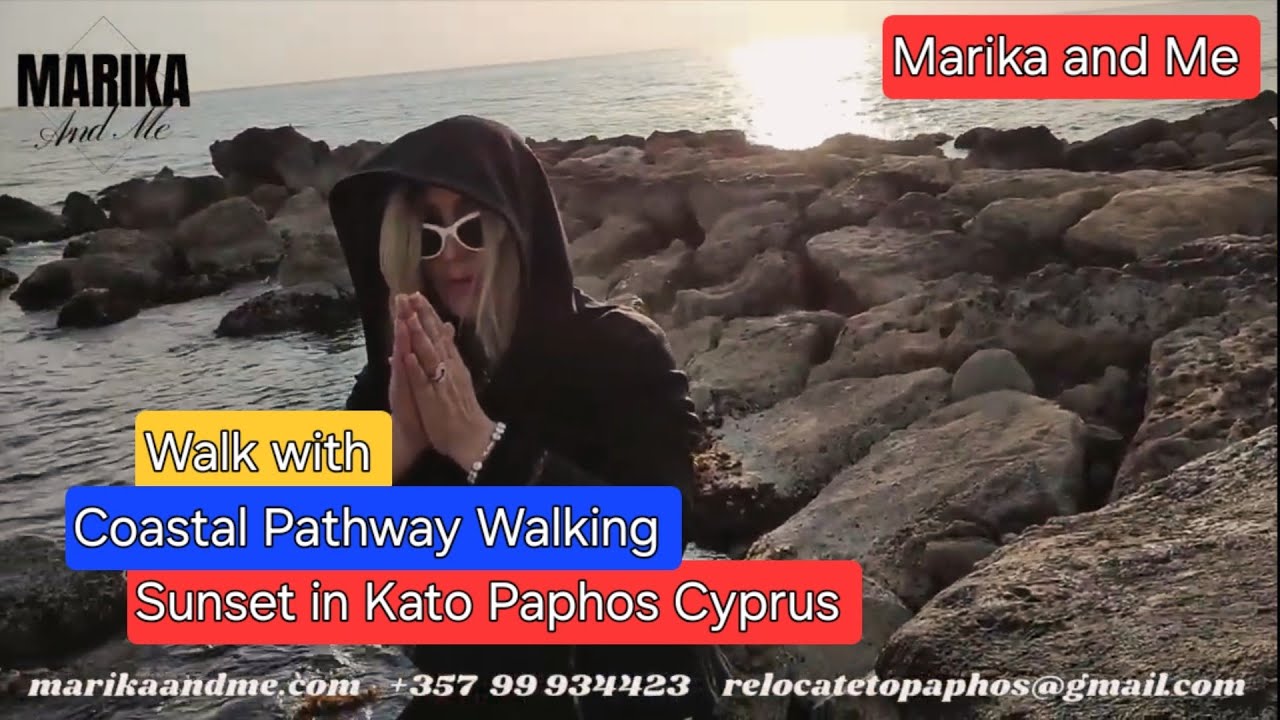 Sunset Unconventional Walk Paphos Coastal Pathway 
