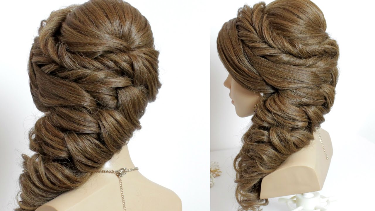 Pakistan  bridal hairstyle for long hair tutorial.