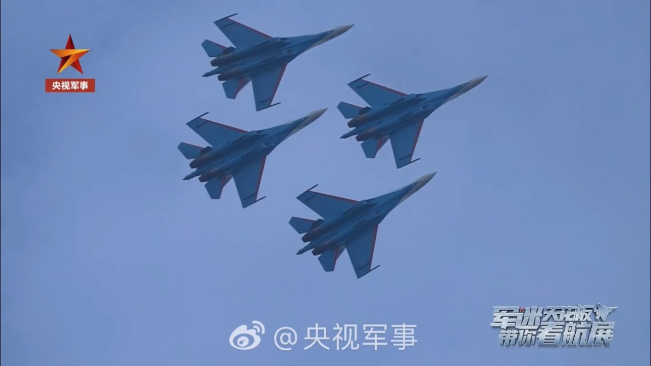 WATCH Russian Knights Aerobatic Team performs at China&rsquo;s Nanchang Air Show 2025