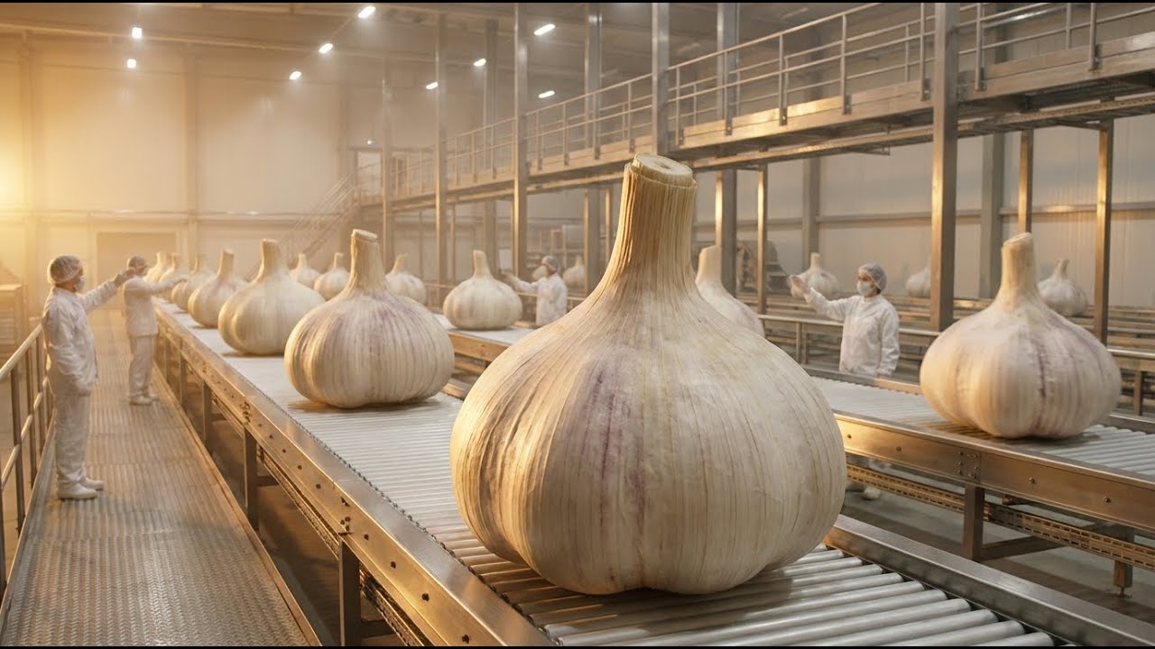 Inside America's LARGEST GARLIC POWDER Factory Is This the FUTURE of Food Production