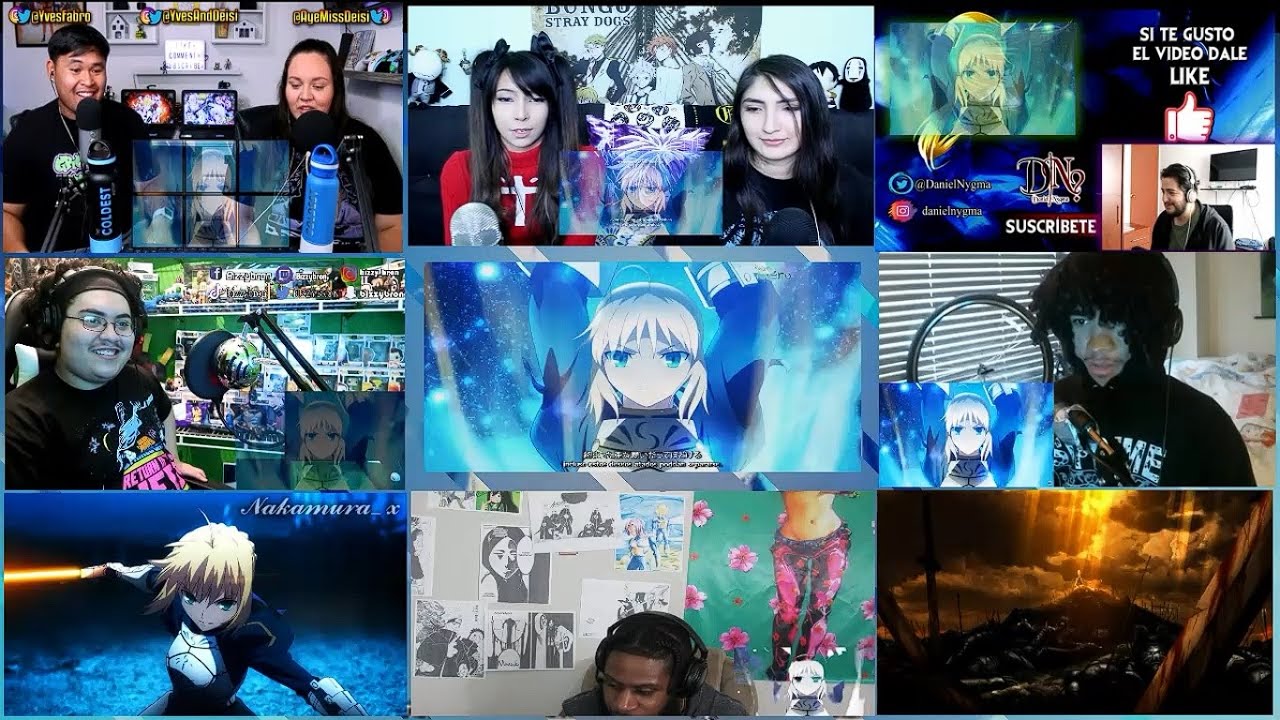Fate/Zero Opening 1 Reaction Mashup