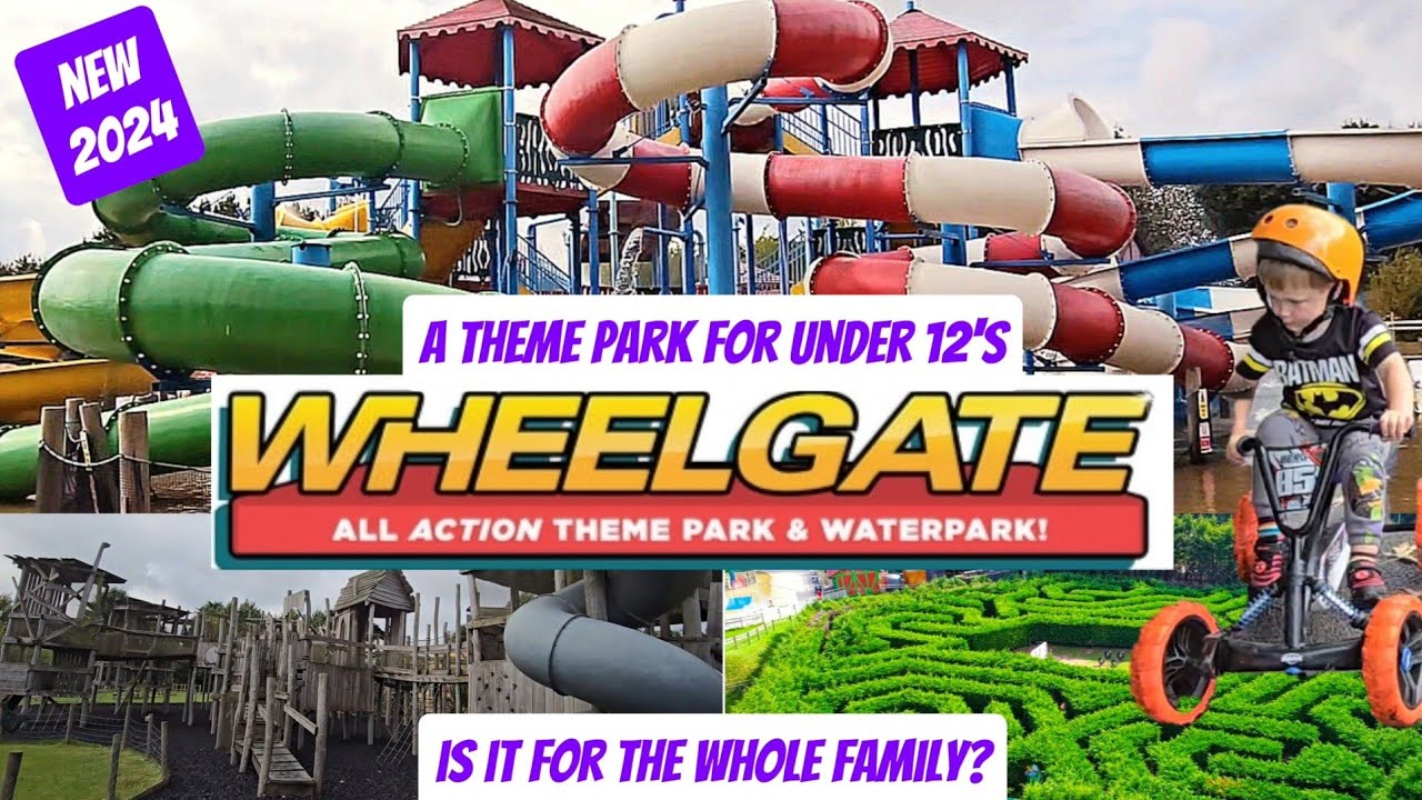 Wheelgate Theme park 🎢| Family vlog | How we paid £4 each!! 😁 | All attractions