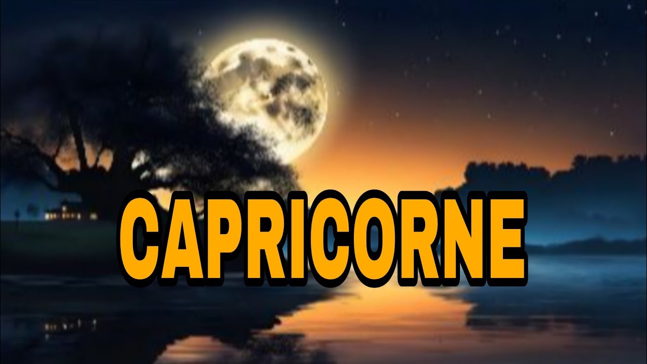CAPRICORN. De l'inattendu ! Un retour que vous n'allez pas voir venir ! ❤️😍🤩🔮🙏