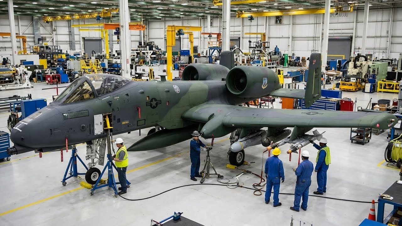 A-10C Air National Guard: Installing External Fuel Tank Pylons & Plumbing System