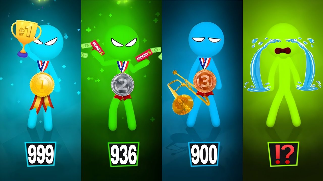 Stickman Party 234 MiniGames - Intense Moments & Wins! Stickman Fight Highlights