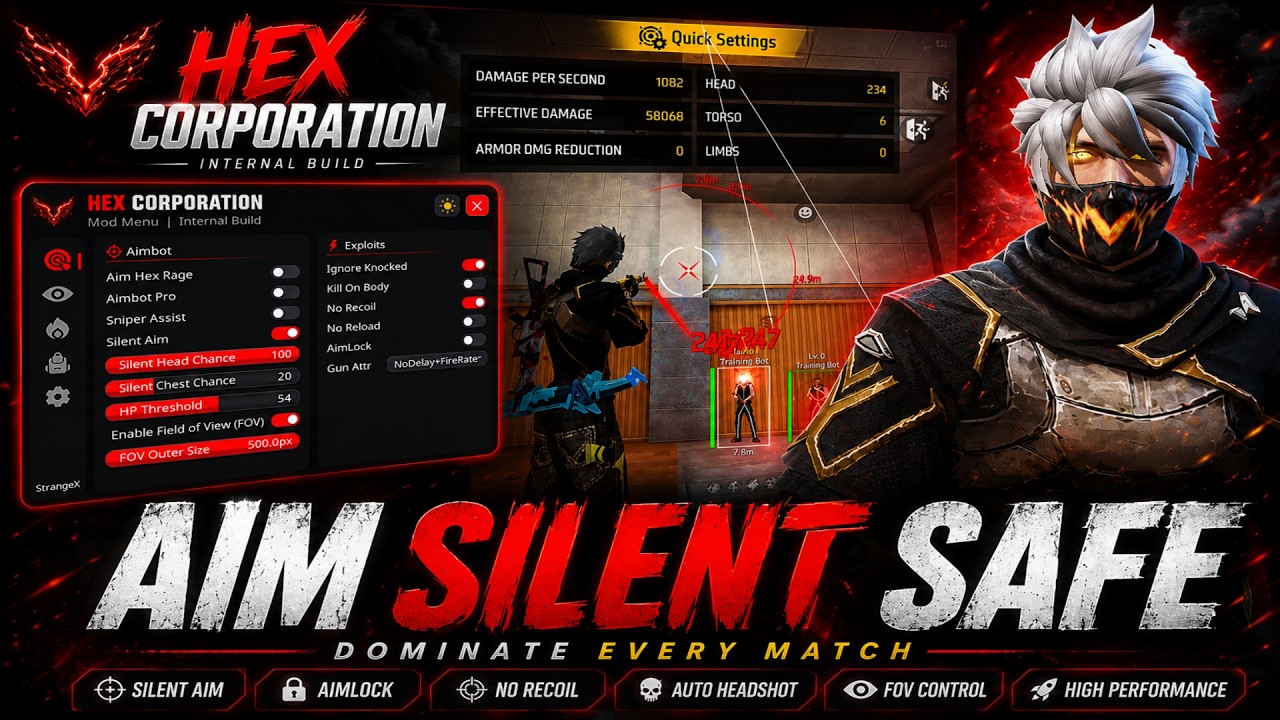 NEW FREE FIRE PC PANEL OB54 2026 💻 AIM SILENT ⚡✅ MAIN ID SAFE | ✅ ANTI-BAN | ✅ FREE DOWNLOAD