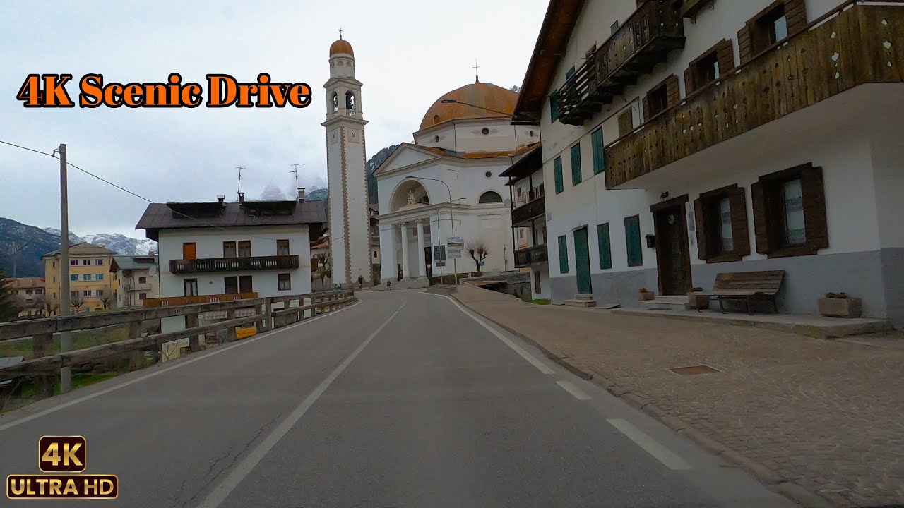 4K Scenic Drive   Auronzo di Cadore To Lozzo di Cadore