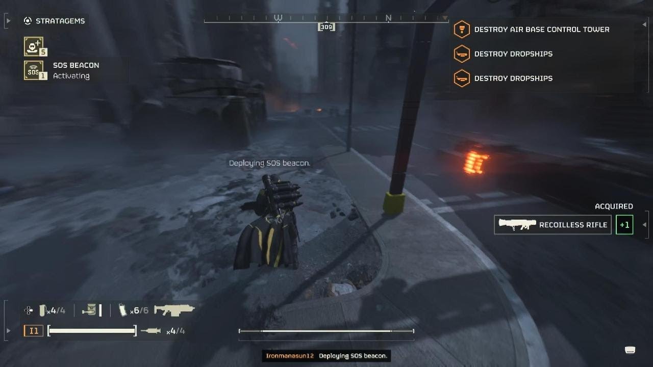 Seaf vs bots with help!(helldivers 2)