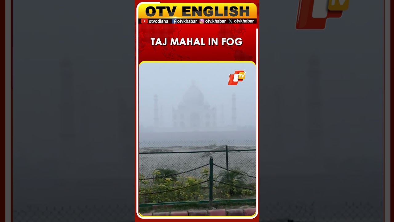 WATCH | Agra: Taj Mahal Shrouded In Fog Amid Cold Wave