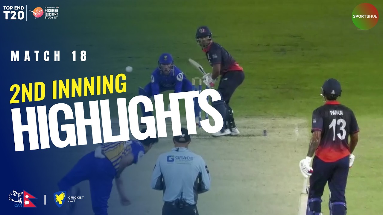 Nepal Innings Highlights | Nepal vs ACT Comets | Match 18 | Top End 2026 | ZP1H