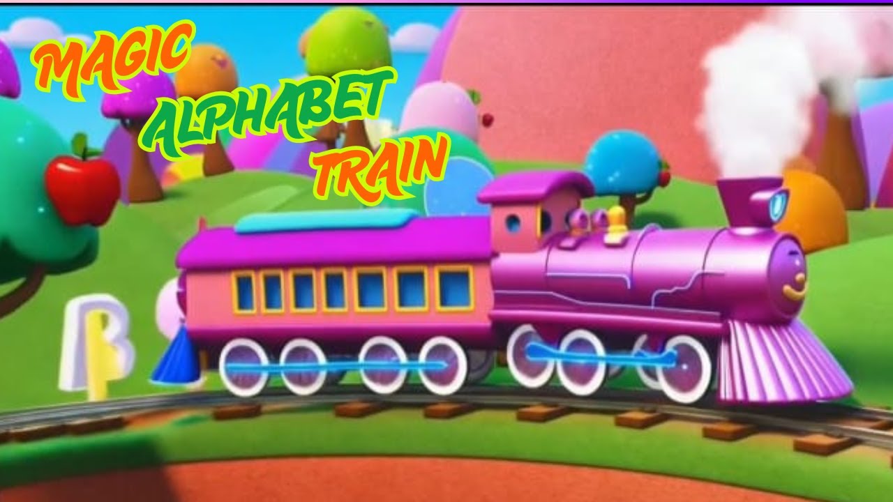 Magic Alphabet Train #nurseryrhymesforkids #kidsfun #magictrainrhymes #nurseryrhymes2025 #shortvideo