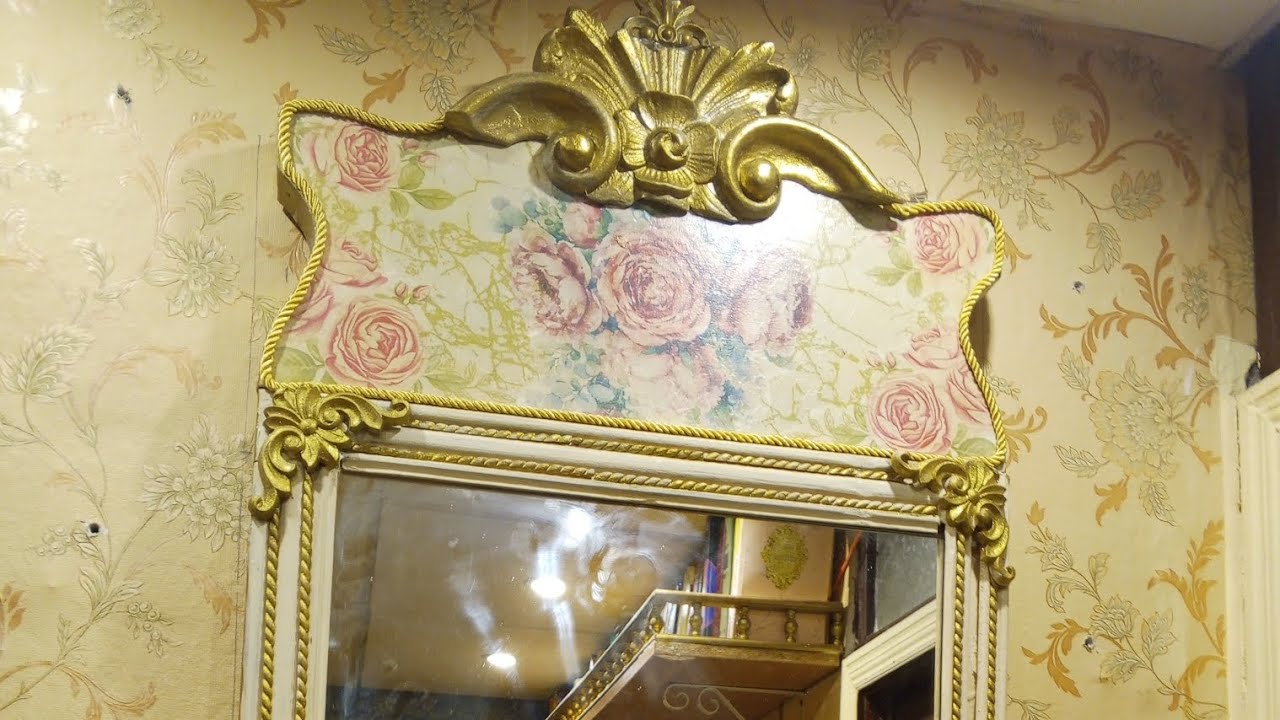 Реставрация старого зеркала.