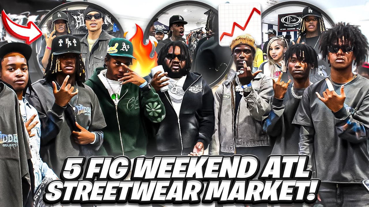 5 FIGURE WEEKEND!?! ATLANTA STREETWEAR MARKET FALL FT @PappiiQ @AveryB  @Miamithekidd AND MORE...