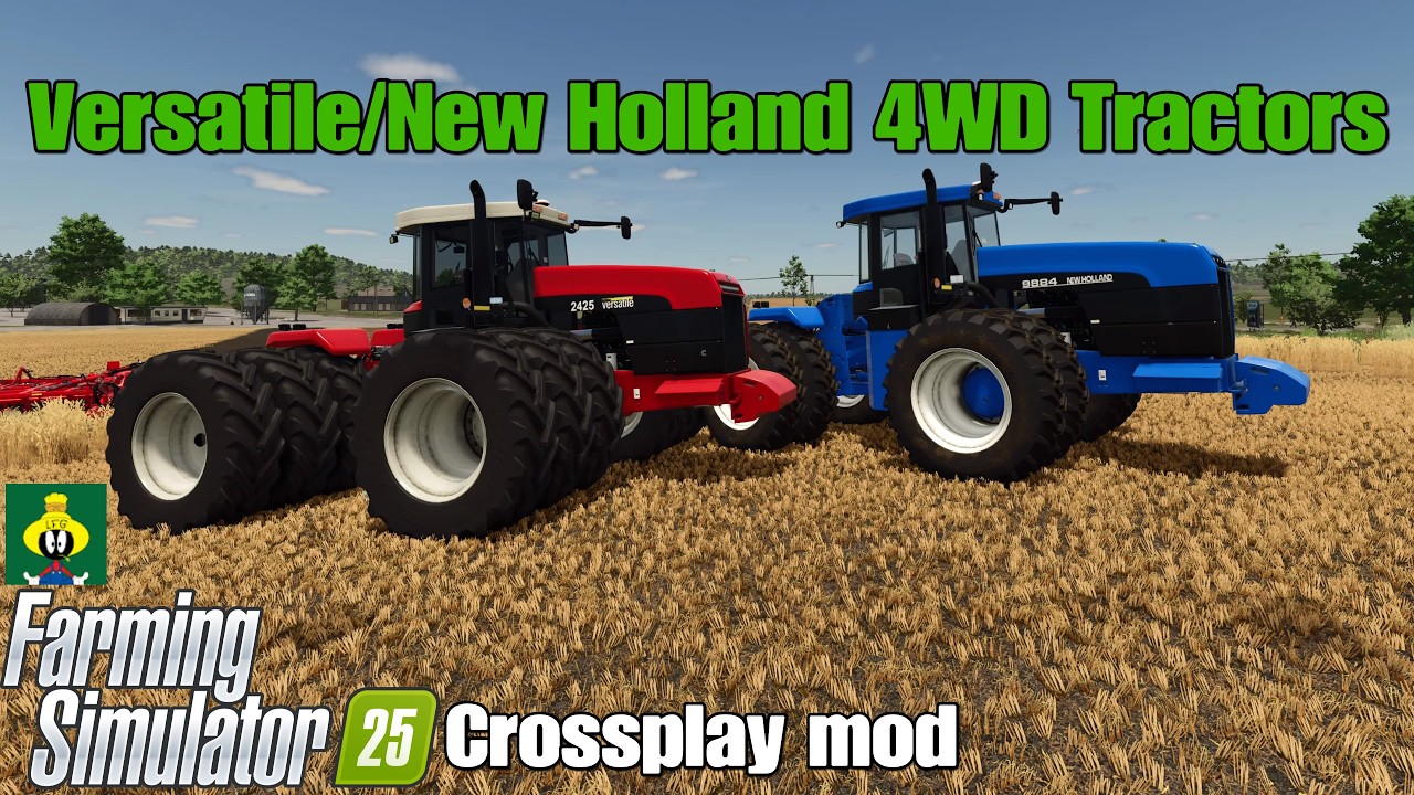 Мод Versatile/New Holland 4WD для кроссплатформенной игры FS25