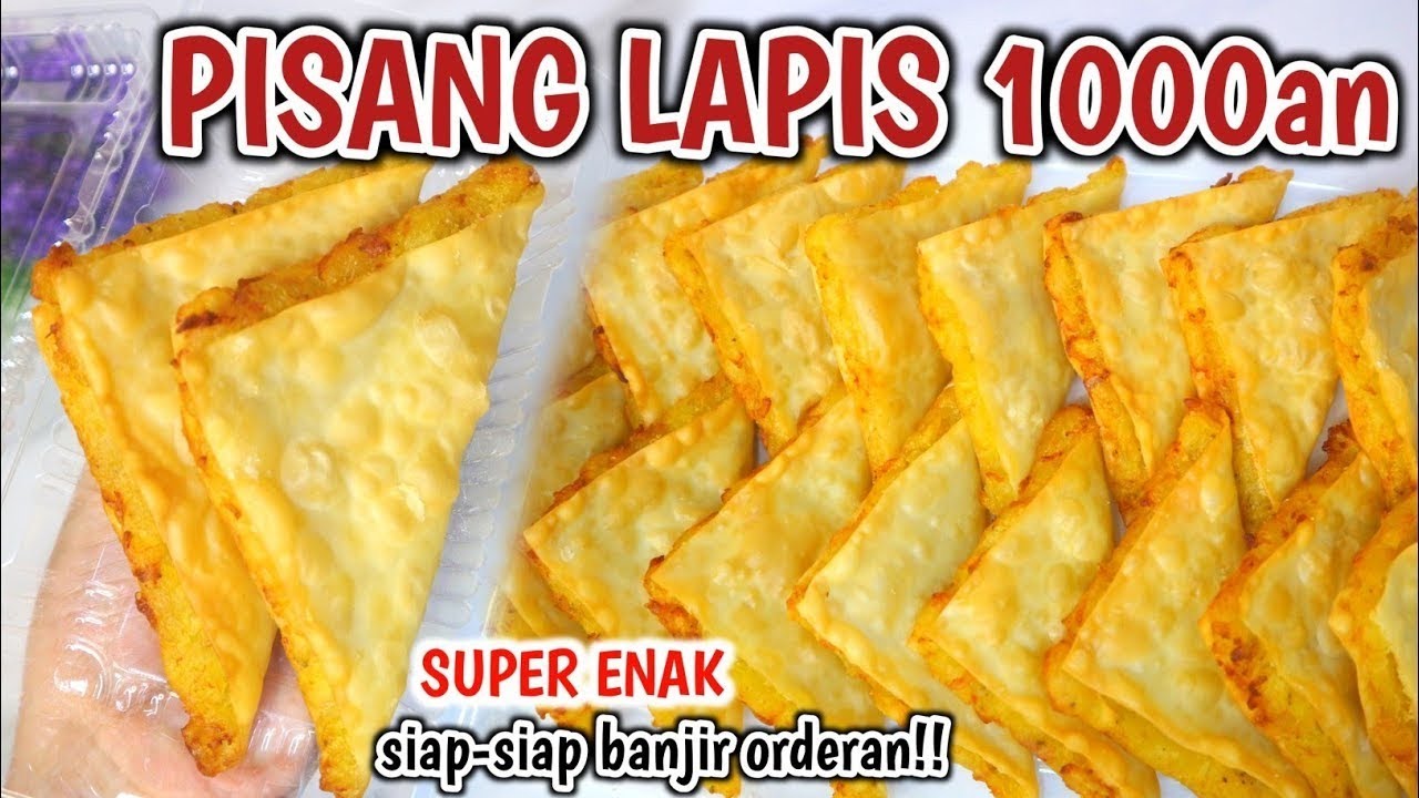 BERAWAL DARI BAHAN SEADANYA GAK NYANGKA LARIS BANGET!! PISANG LAPIS SUPER ENAK IDE JUALAN 1000AN