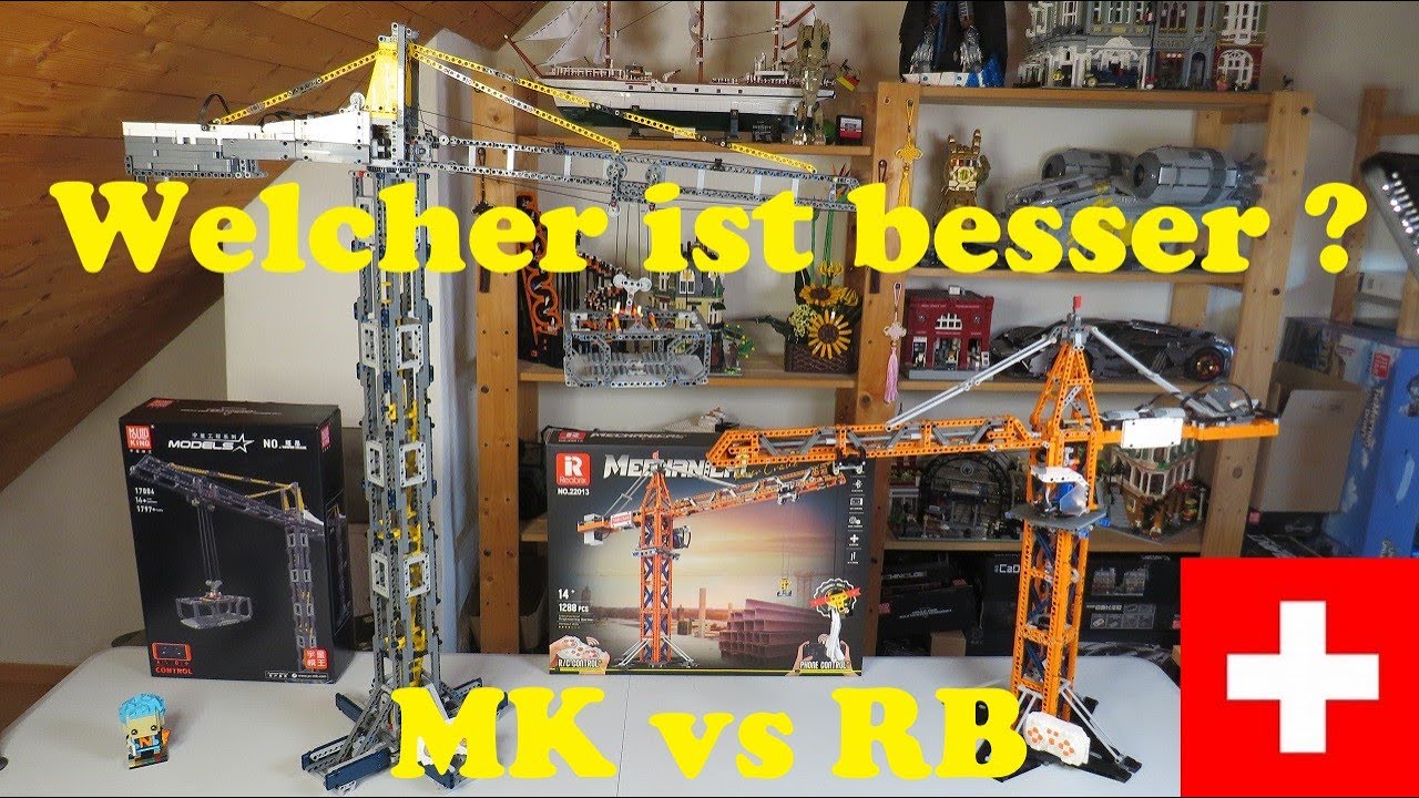 Der grosse Turmkran-Vergleich: REOBRIX 22013 vs MOULD KING 17004