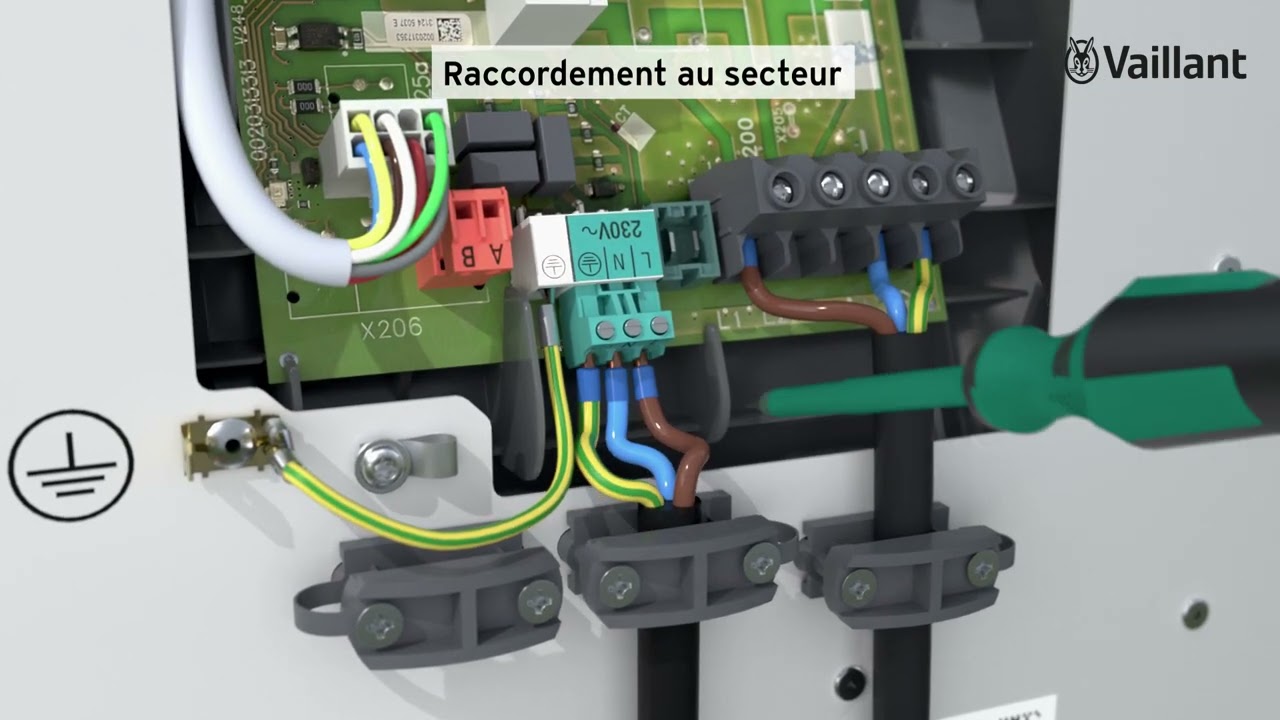 aroTHERM Split plus - Raccordement électrique de l'unité extérieure