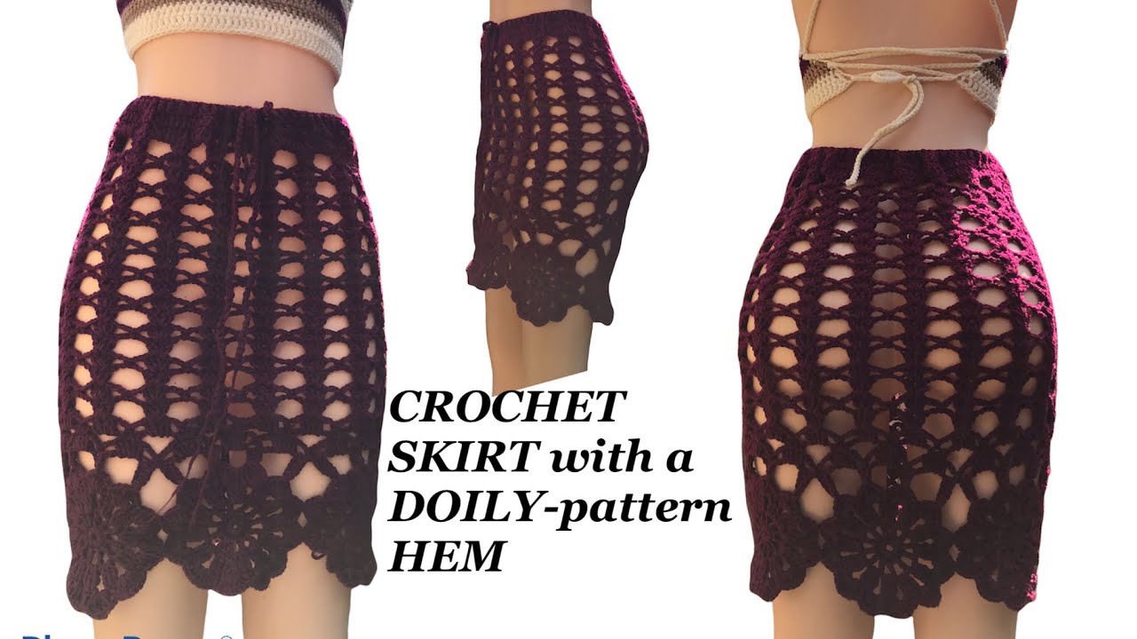 Crochet motif skirt part 1
