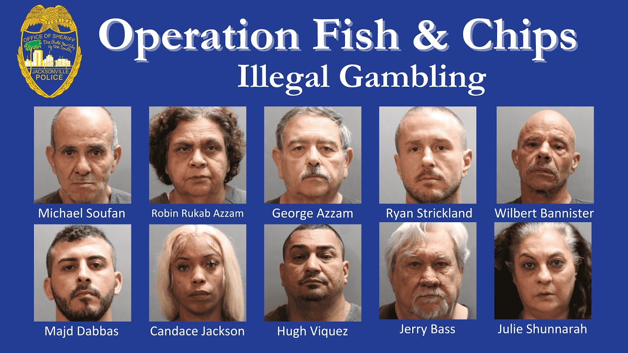 Operation Fish & Chips- Jacksonville Illegal Gaming Bust