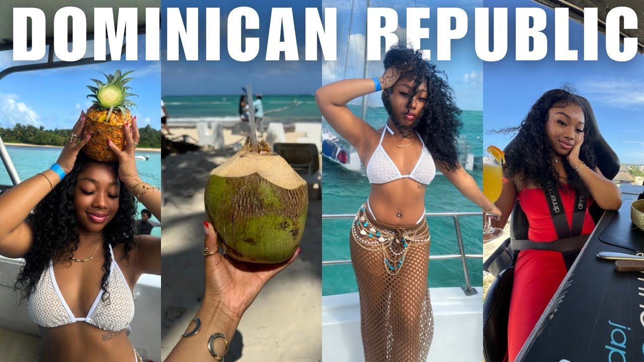 TRAVEL VLOG: GIRLS TRIP TO PUNTA CANA✈️ | valentines day, sky dinner, yacht party ,zip lining ,+etc