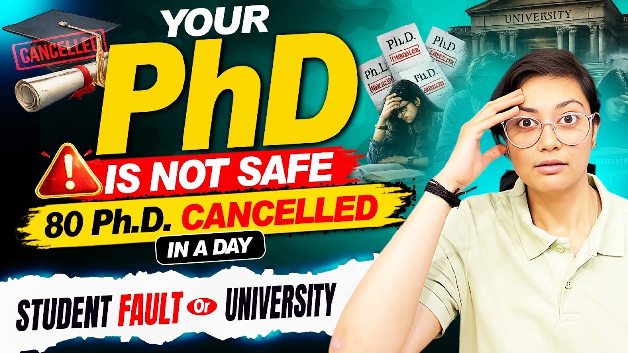 80 PhD Cancelled in a Day 😱 PhD is NOT SAFE ❌ PhDAdda