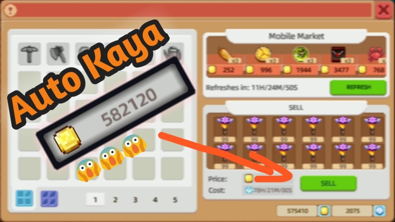 Craft Benda ini?? Wow Auto Kaya! - Harvest Town