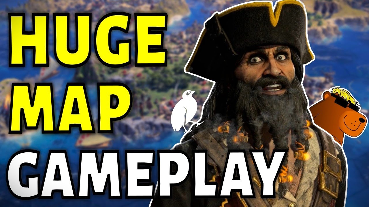 Blackbeard, PIRATES?!? HUGE Map, Deity Gameplay, LIVE!!! (Civ 7)