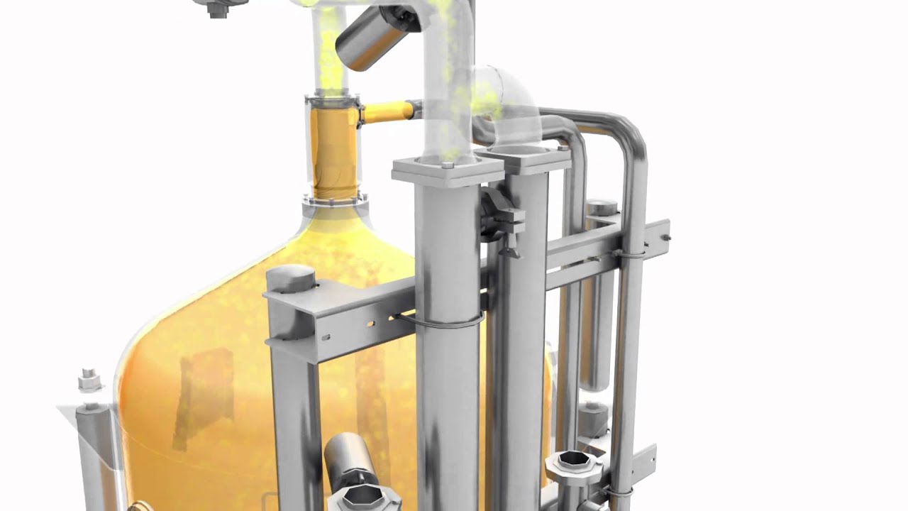 Produktentgaser  mit Dralldüse