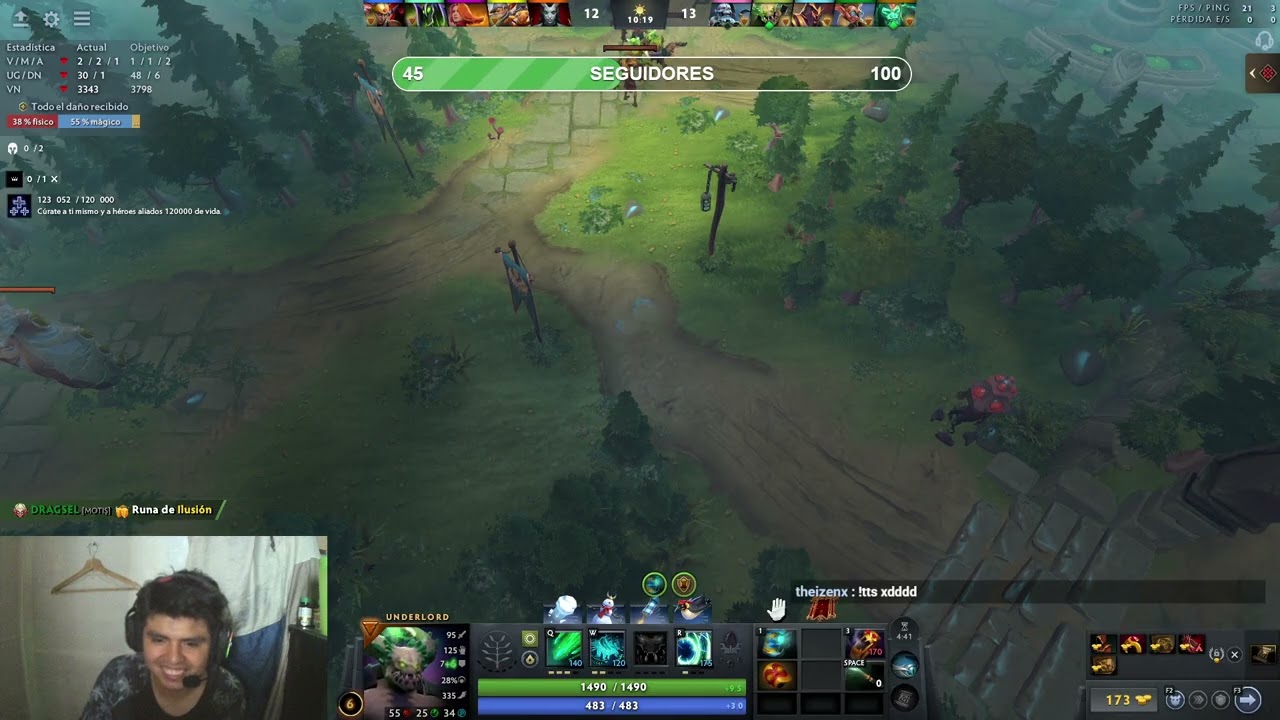 Underlord El mejor off / party con los seguidores / Elchikodiego
