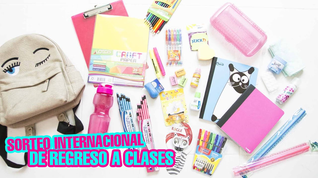 MEGA SORTEO INTERNACIONAL  REGRESO A CLASES ♥