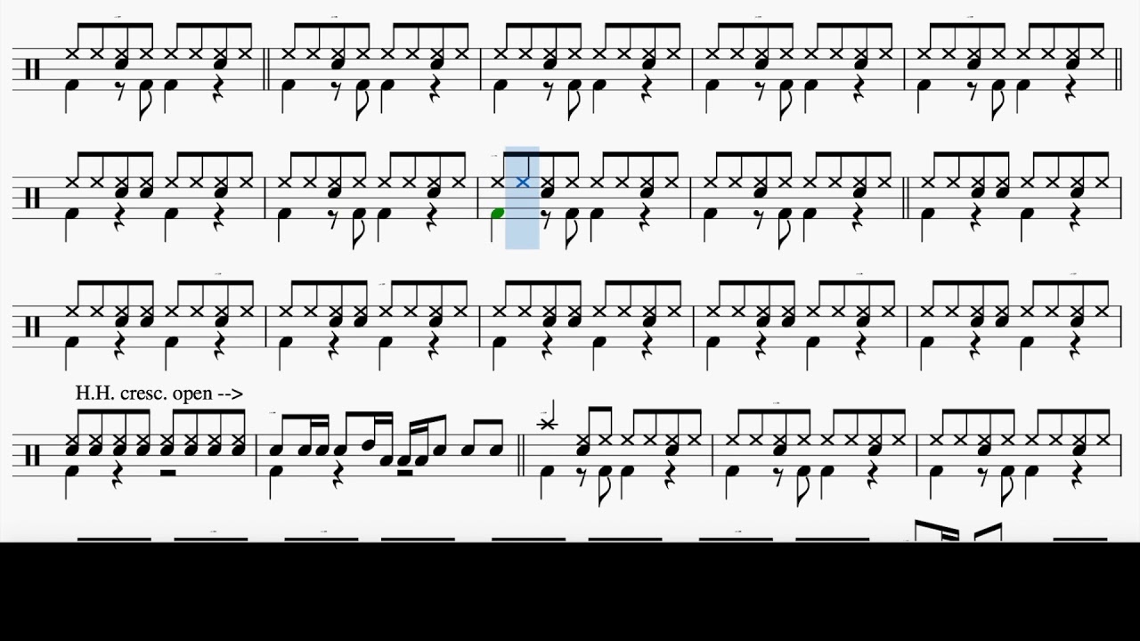 Drums Score : From Me To You - The Beatles