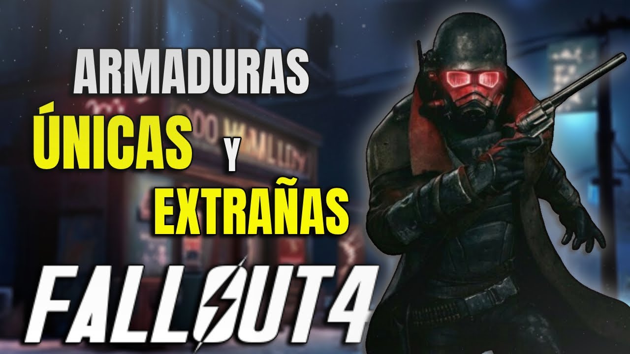 🪖TOP 5 TRAJES Y ARMADURAS ÚNICAS De La COMMONWEALTH / FALLOUT 4