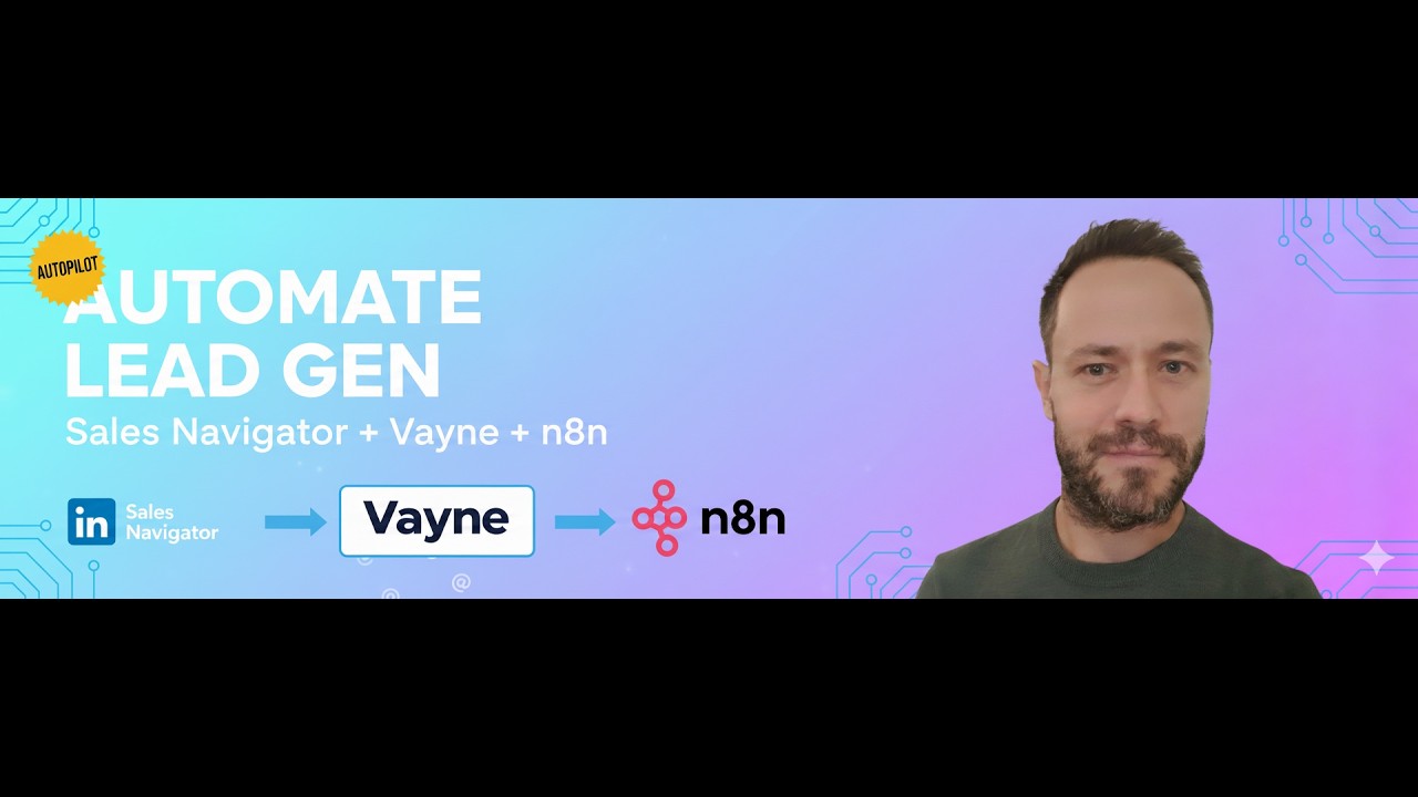 How to Automate LinkedIn Scraping with Sales Navigator + Vayne API + n8n