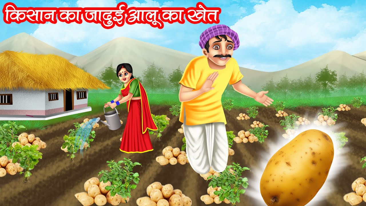 किसान का जादुई आलू का खेत | KISAN KA JADUI AALU KA KHET | HINDI KAHANIYA | MORAL STORIES | KAHANI