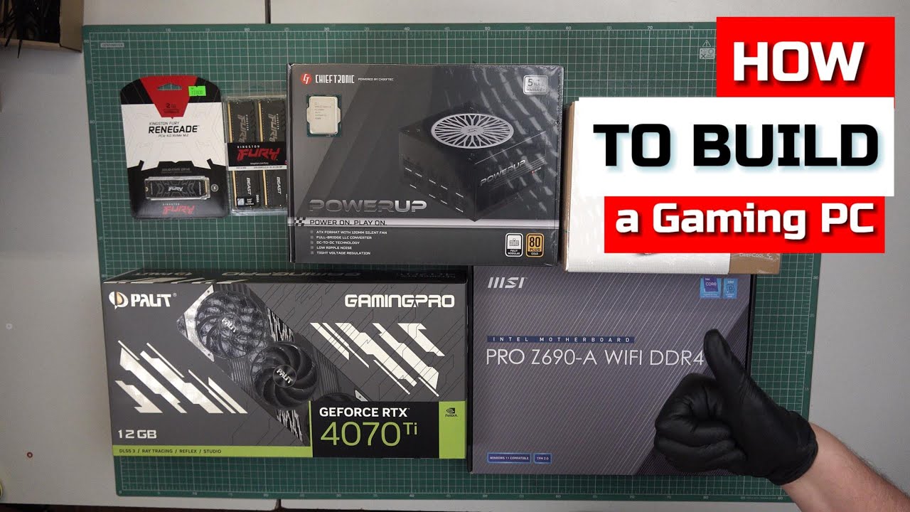 Core i5-12600KF, MSI PRO Z690-A WIFI, AS500 PLUS, RTX 4070Ti, Montech AIR 903 Gaming PC Build