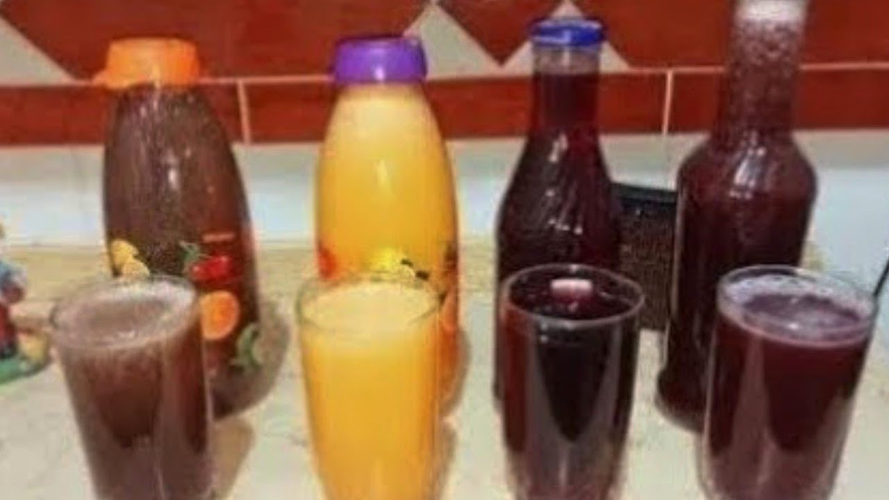 أقوى 4 عصائر رمضانية طبيعية في البيت – تمر هندي وكركديه وعناب وبرتقال بالجزر 😋🍹