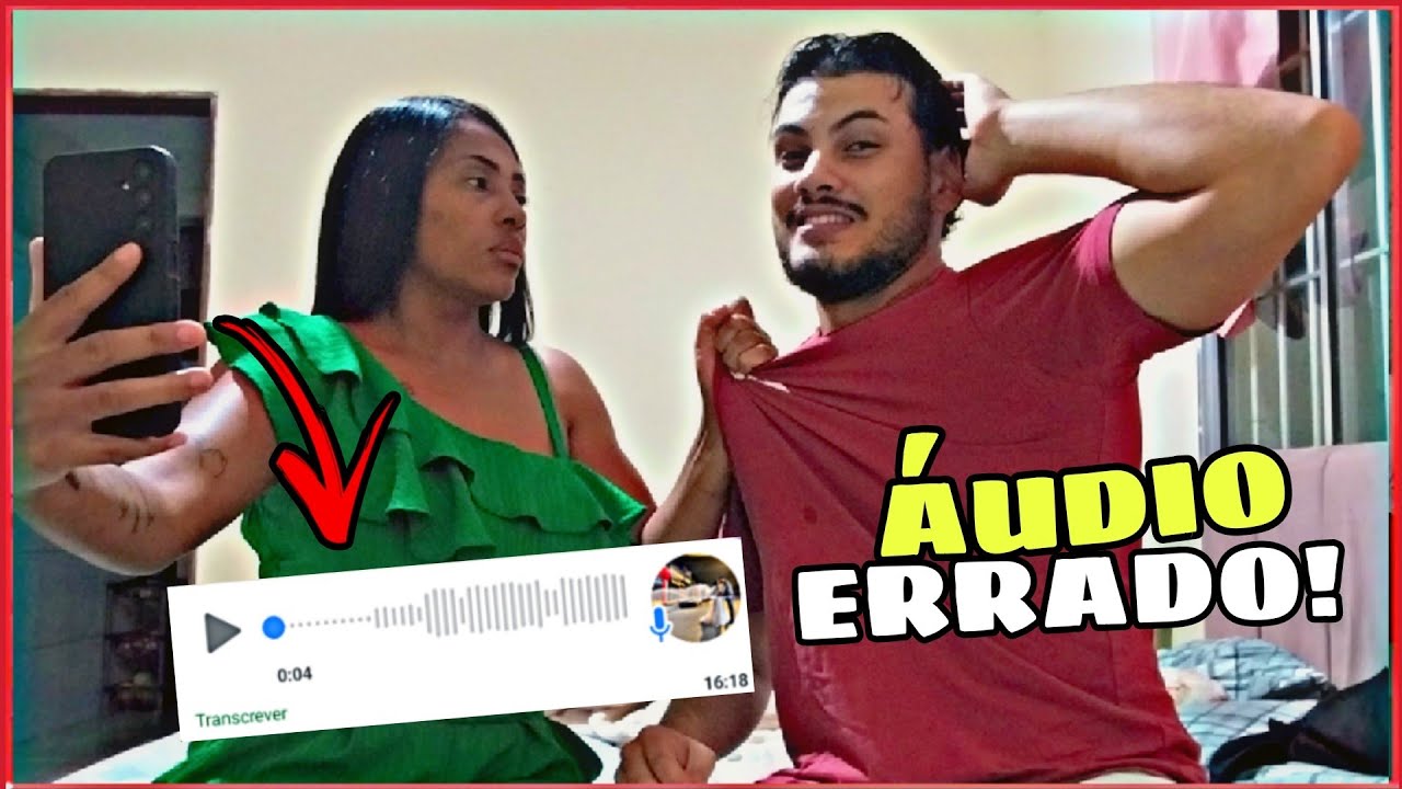 EU MANDEI UM ÁUDIO ERRADO PARA A MINHA ESPOSA E DEU MUITO RUIM!! [MayGui]
